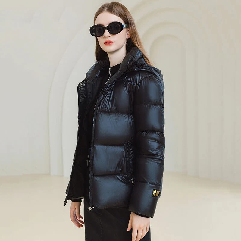 Women Down Jackets Winter Women's Cold Coat Intensification High-end Short Black Gold Bread White Duck Down New Feather Coats
