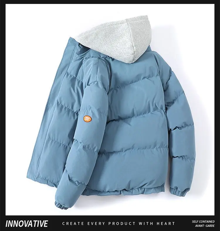 Men's Cold Coat for Winter Padded Jacket Men Go Shopping Cotton-padded Clothes Fallow All-match Loose New Coats Jackets Man Hot