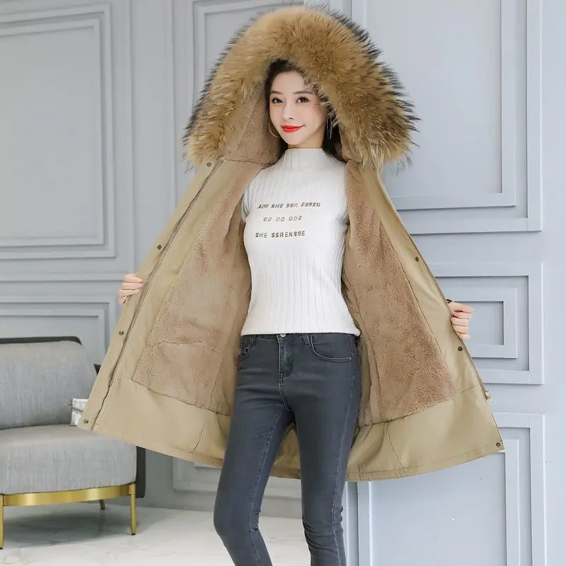 Cashmere Thickened Women's Quilted Coats Long Coat Winter 2023 Winter New Down Cotton Coat Cotton-padded Jacket Pie Overcome