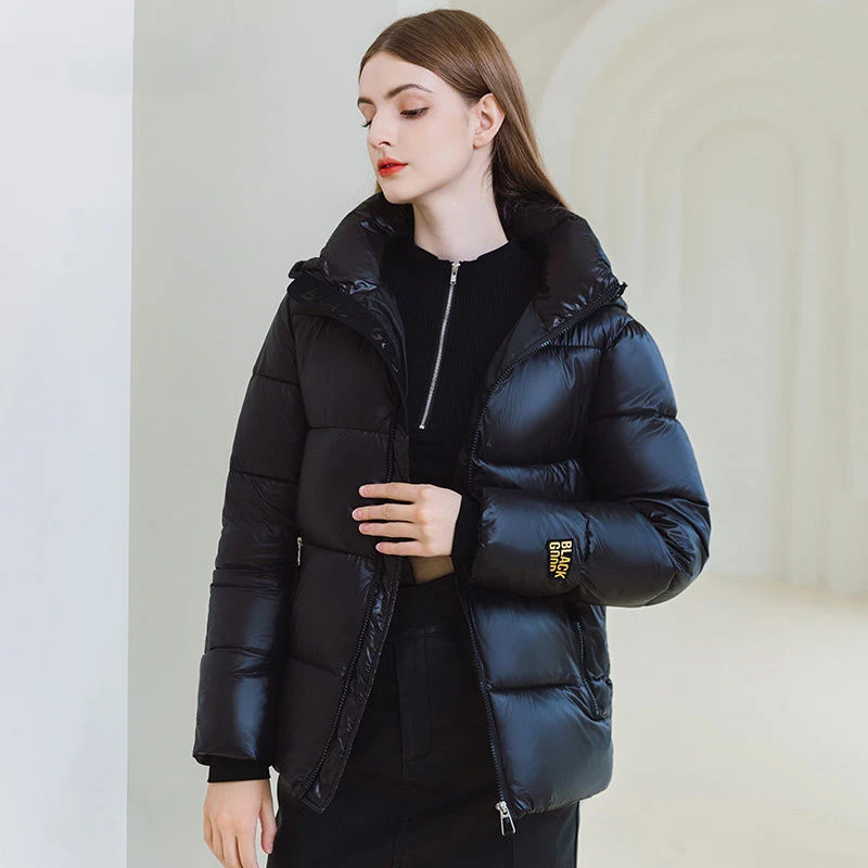 Women Down Jackets Winter Women's Cold Coat Intensification High-end Short Black Gold Bread White Duck Down New Feather Coats