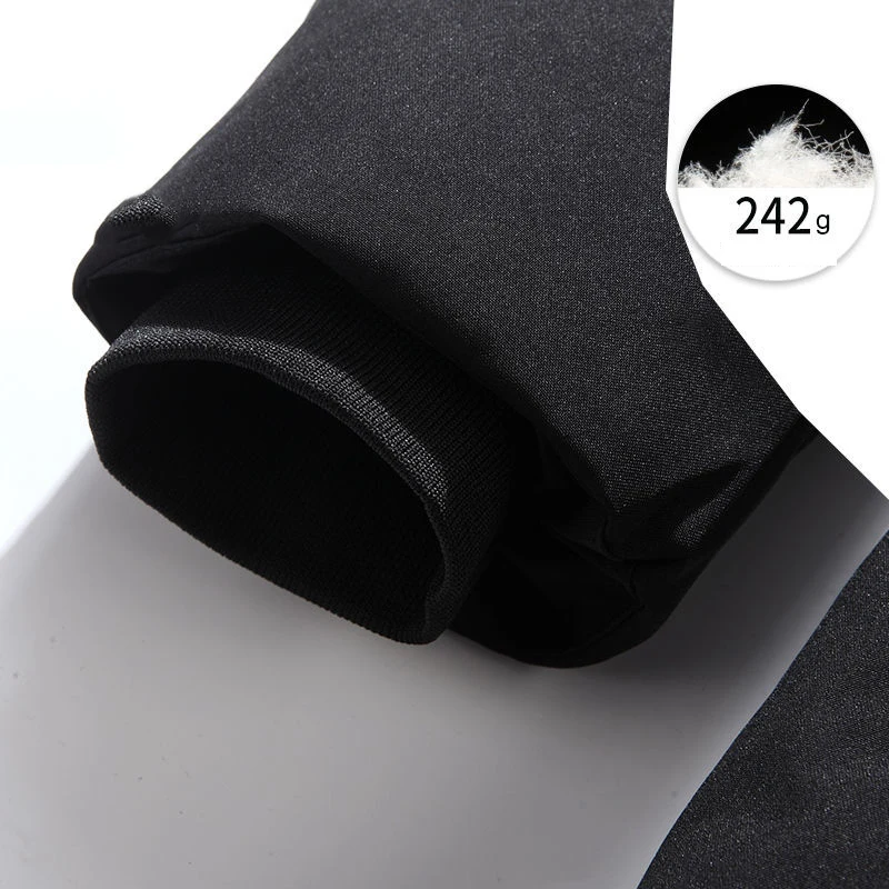 Winter New Down Jackets Thickened Mid-length Men's Down Jacket Korean Version Slim-fit Couple Warm Down Jacket Fox Fur Collar