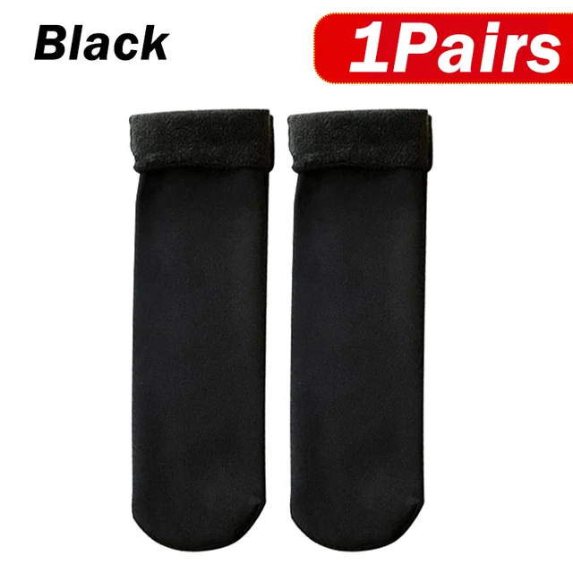 1-5Pairs Winter Warm Thicken Fleece Short Socks Women Thermal Cashmere Wool Socks Snow Velvet Boots Home Floor Calcetines Mujer
