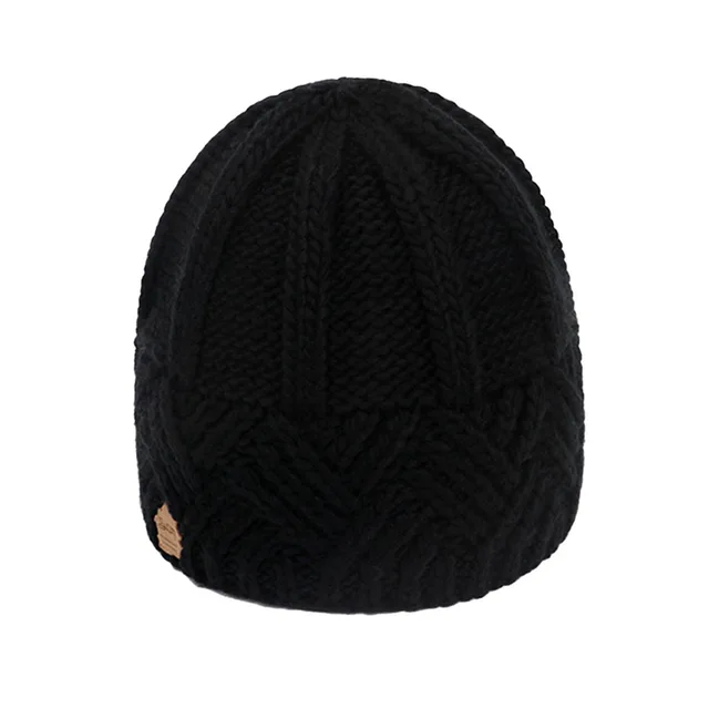 New Women Knitted Hats Autumn Winter Fashion Knitted Hats Solid Outdoor Warm Knitted Skullies Beanies Caps Thermal Windproof Hat