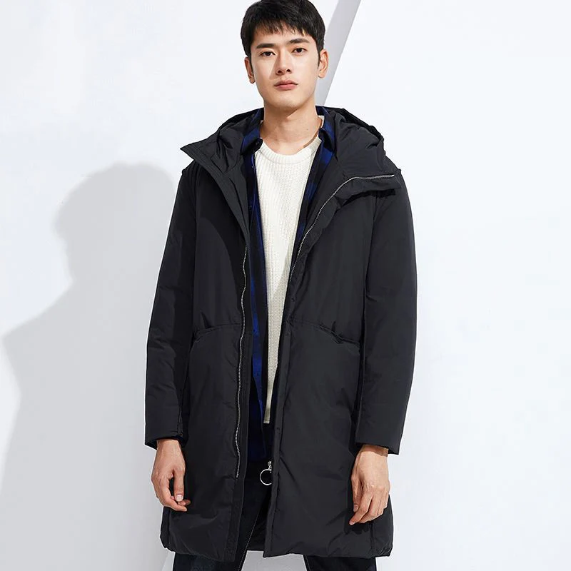 Medium Style Men's Coats Original High Quality White Duck Down Men’s Down Coat Foux Young Man Male Winter Coat Puffer Jackets