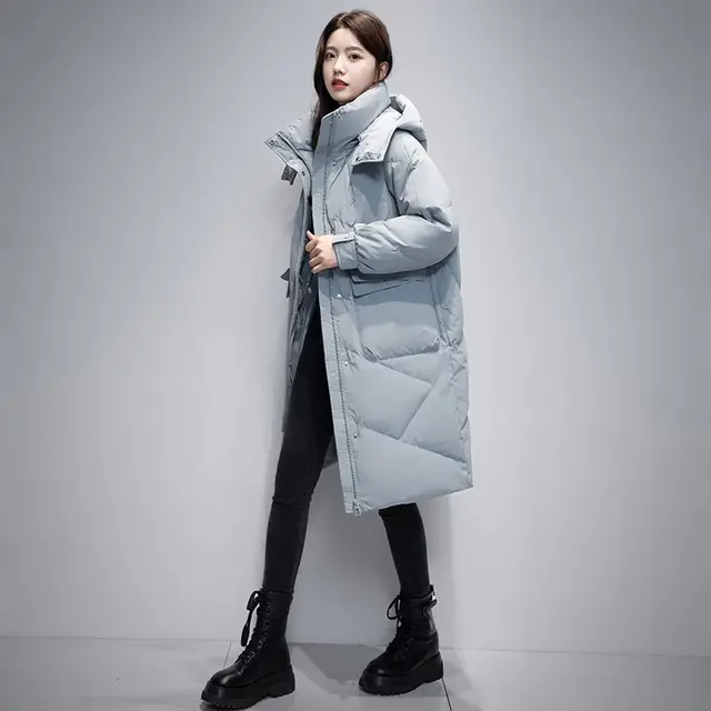 Women's Down Coat Fashion Winter Coat for Women Down Jacket With Hood Big Long Medium-length Thickening Loose 2023 New Jackets