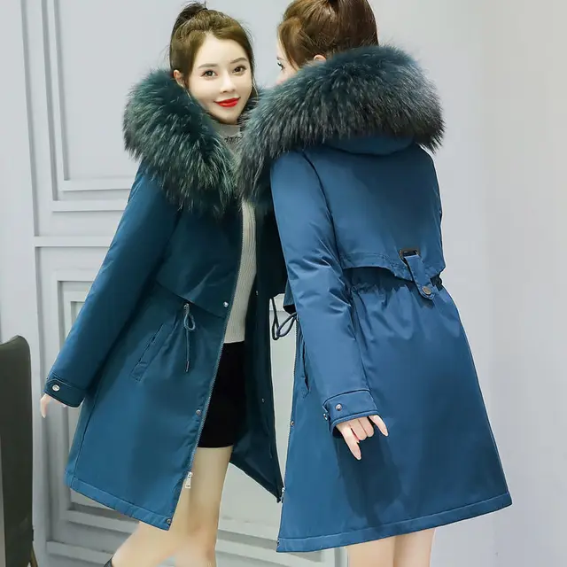 Cashmere Thickened Women's Quilted Coats Long Coat Winter 2023 Winter New Down Cotton Coat Cotton-padded Jacket Pie Overcome
