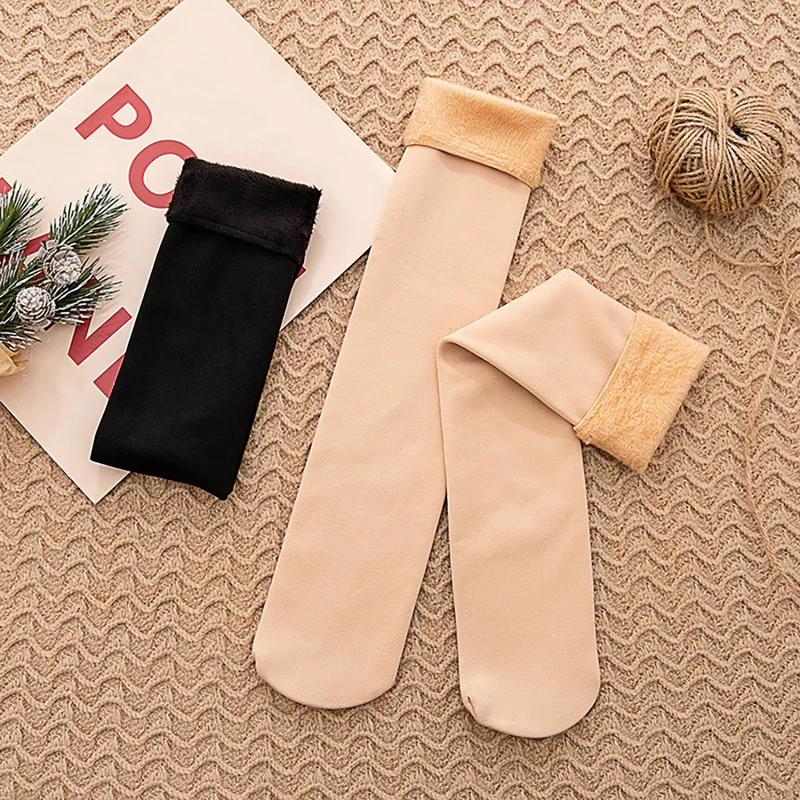 1-5Pairs Winter Warm Thicken Fleece Short Socks Women Thermal Cashmere Wool Socks Snow Velvet Boots Home Floor Calcetines Mujer
