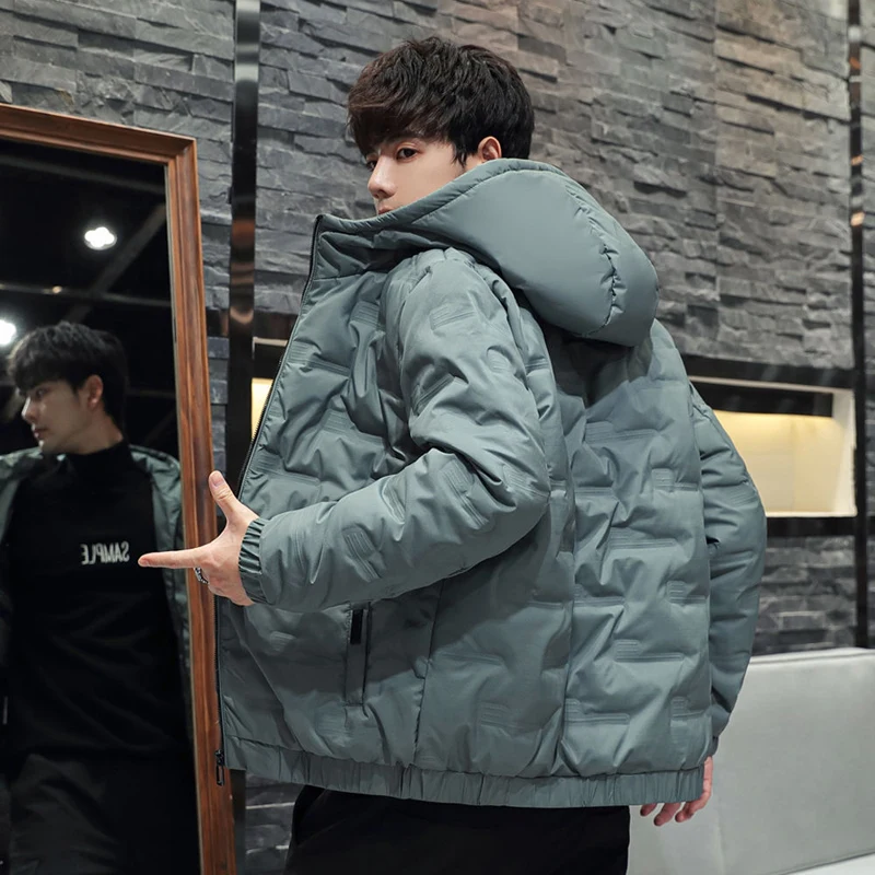 Short Down Jackets White Duck Down Light Men's Cold Coat for Winter New Hooded Thin Large Size Men's Coats Original High Quality