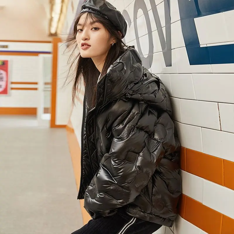 Down Coats White Duck Down Jackets for Women High-grade Loose Appear Thin Short Women's Winter Coats Free Shipping Feather Coat