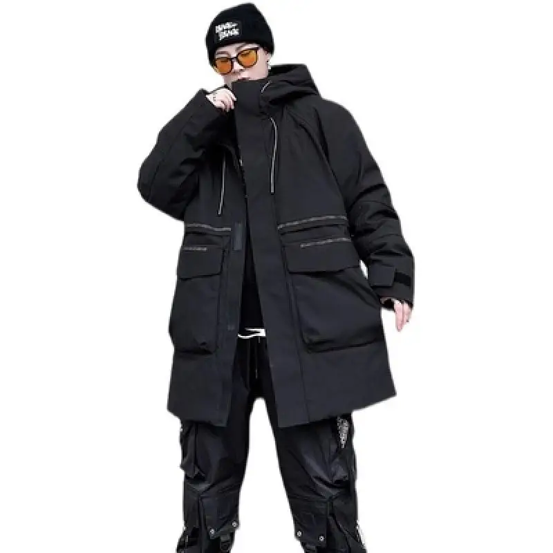 New Plus Size 3Xl Thick Down Jacket Parka Coat Mens Winter Thick Hooded Cotton Outwear Men Fashion Jacket Men Brand Clothing