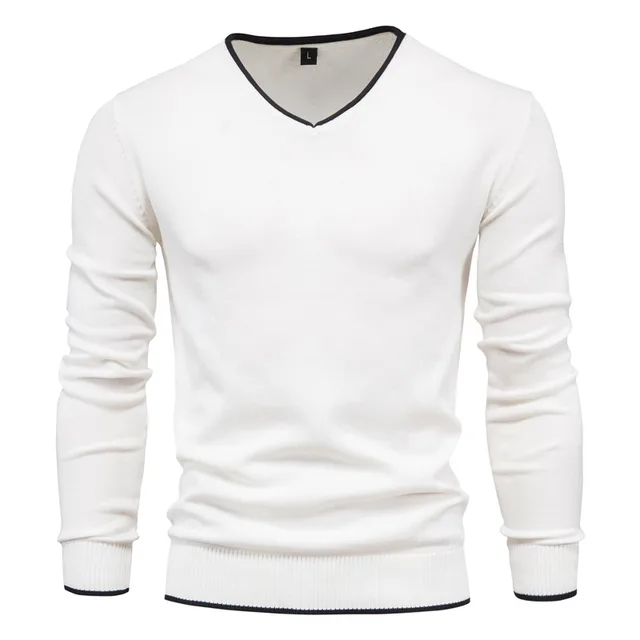 Turtleneck Pullover Men Slim Fit Knit Sweater Solid Color Long Sleeve Autumn Sweaters Men Casual Pullover Man Clothing