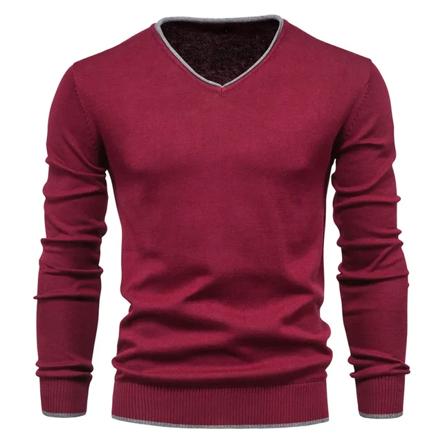 Turtleneck Pullover Men Slim Fit Knit Sweater Solid Color Long Sleeve Autumn Sweaters Men Casual Pullover Man Clothing