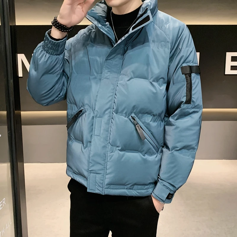 Winter Men's Down Jacket Thick Hooded Coat Top Brand Male Warm Thick Jacket Windproof Male Casual Overcoat Plus