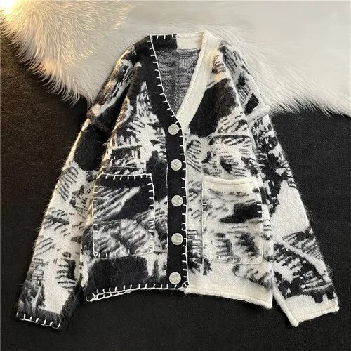 Top Grade New Autumn Winter Designer Brand Luxury Fashion Knit Cardigans Sweater Men Casual Trendy Coat Men Clothes X217
