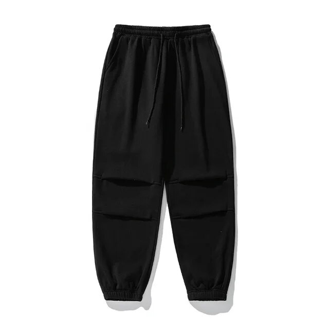 TFETTERS Brand Autumn Winter Mens Jogger Pants Loose Mid Rise Thickened Casual Pants Man Motion Korean Daily Male Clothing