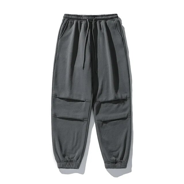 TFETTERS Brand Autumn Winter Mens Jogger Pants Loose Mid Rise Thickened Casual Pants Man Motion Korean Daily Male Clothing