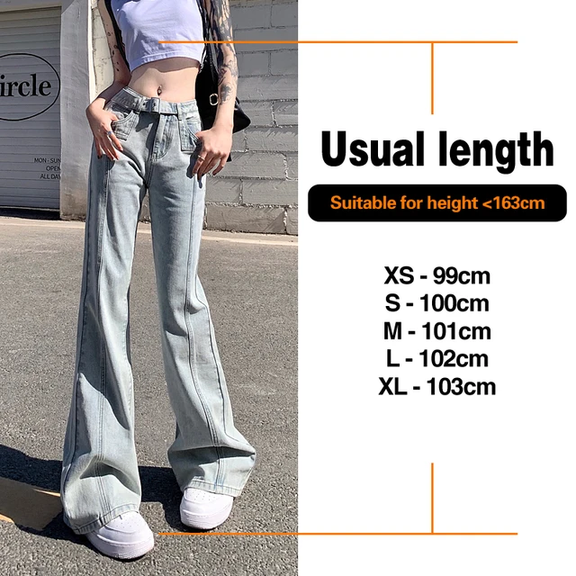 Women Fashion Baggy Flared Jeans Spring Vintage Stitching Belt Korean Cotton Denim Pants Female High Street Y2K Casual Trousers