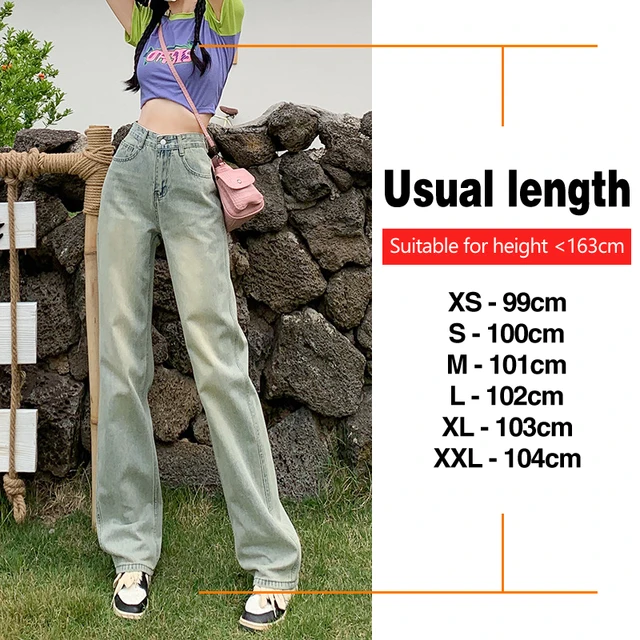 Women's Wide Leg Jeans Autumn Multi Button High Waist Loose Straight Denim Pants Black Blue Fashion Street Elasticity Trousers