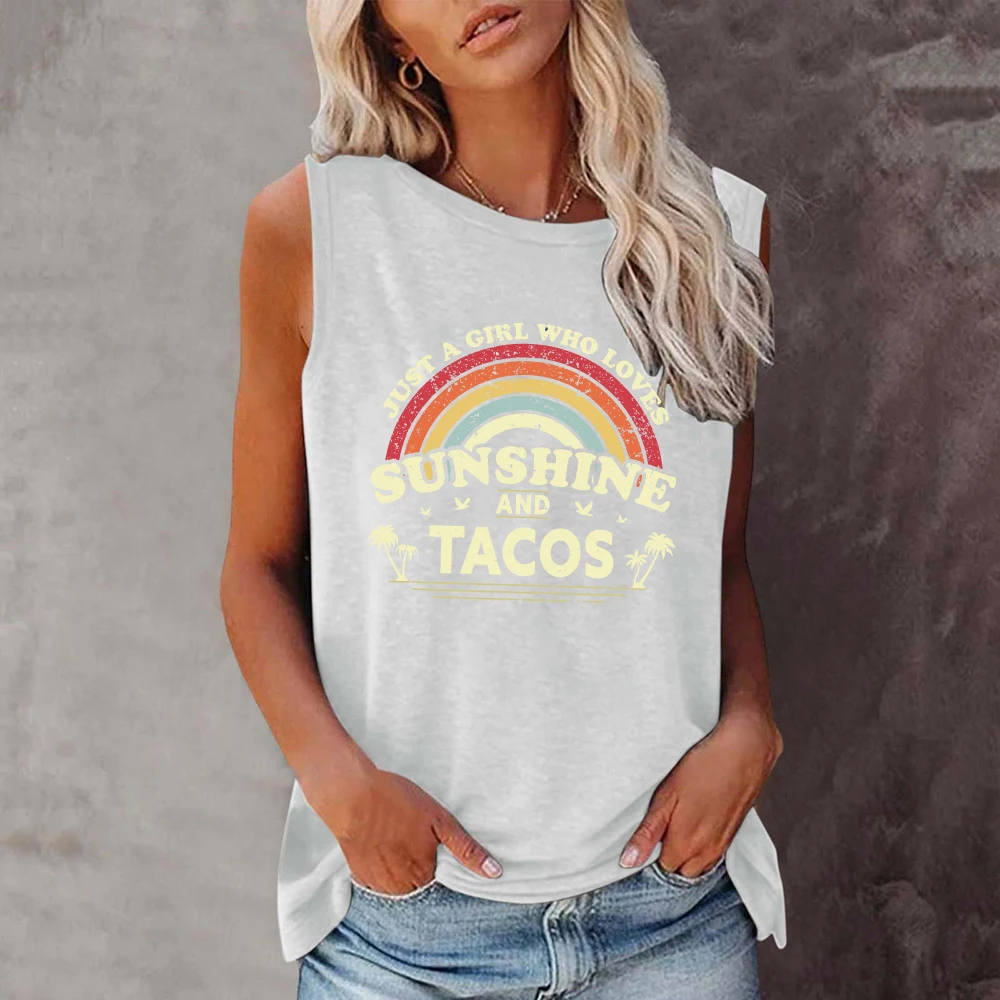 Women Tank Top Sleeveless New Graphic T Shirt Aesthetic Tops
