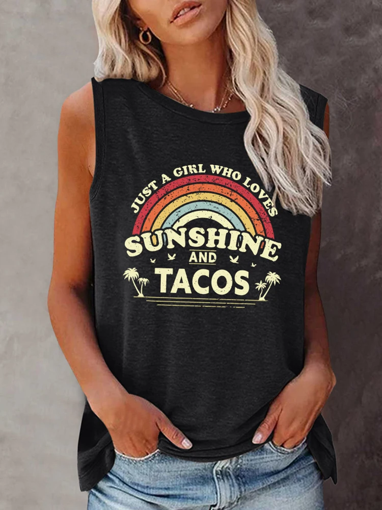 Women Tank Top Sleeveless New Graphic T Shirt Aesthetic Tops