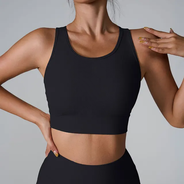 Sexy Hollow out back Push Up Sports Bra Gym Top Women Running Workout Crop Top Women Beautiful Back Yoga Clothing