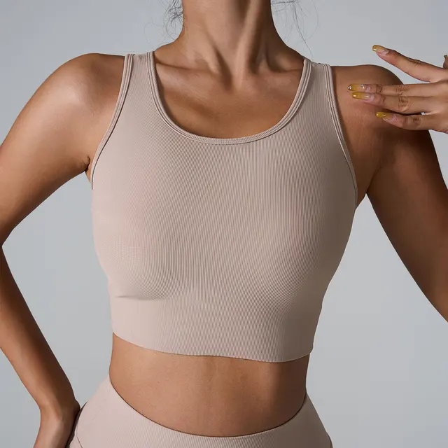 Sexy Hollow out back Push Up Sports Bra Gym Top Women Running Workout Crop Top Women Beautiful Back Yoga Clothing