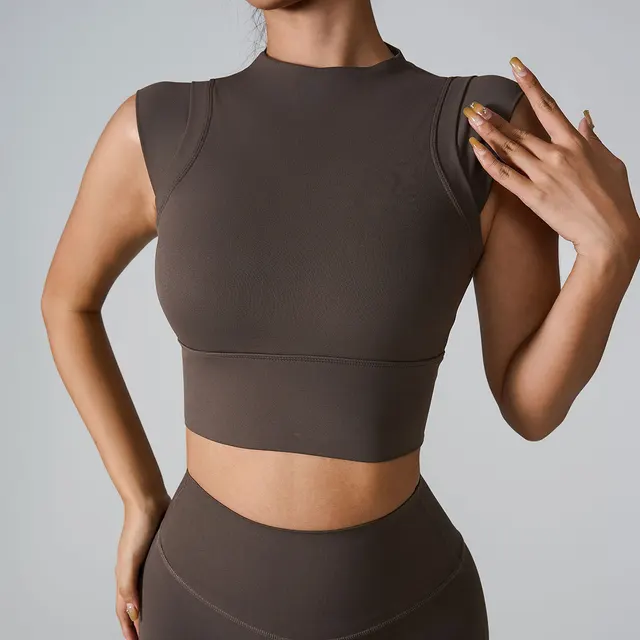 High Impact Gym Top Female Push Up Sports Bra Yoga Clothing Sports Vest Women Workout Crop Top Female Shockproof Brassiere Women