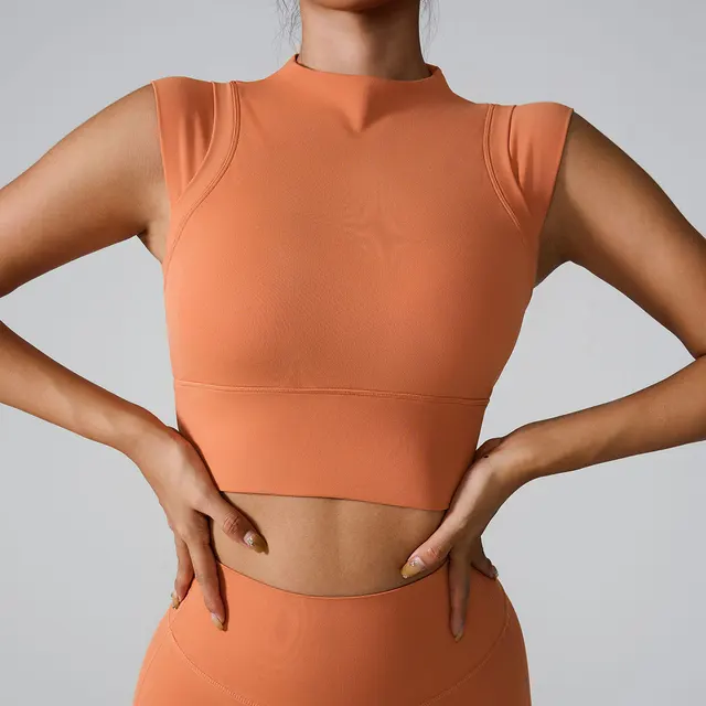 High Impact Gym Top Female Push Up Sports Bra Yoga Clothing Sports Vest Women Workout Crop Top Female Shockproof Brassiere Women