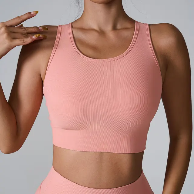 Sexy Hollow out back Push Up Sports Bra Gym Top Women Running Workout Crop Top Women Beautiful Back Yoga Clothing