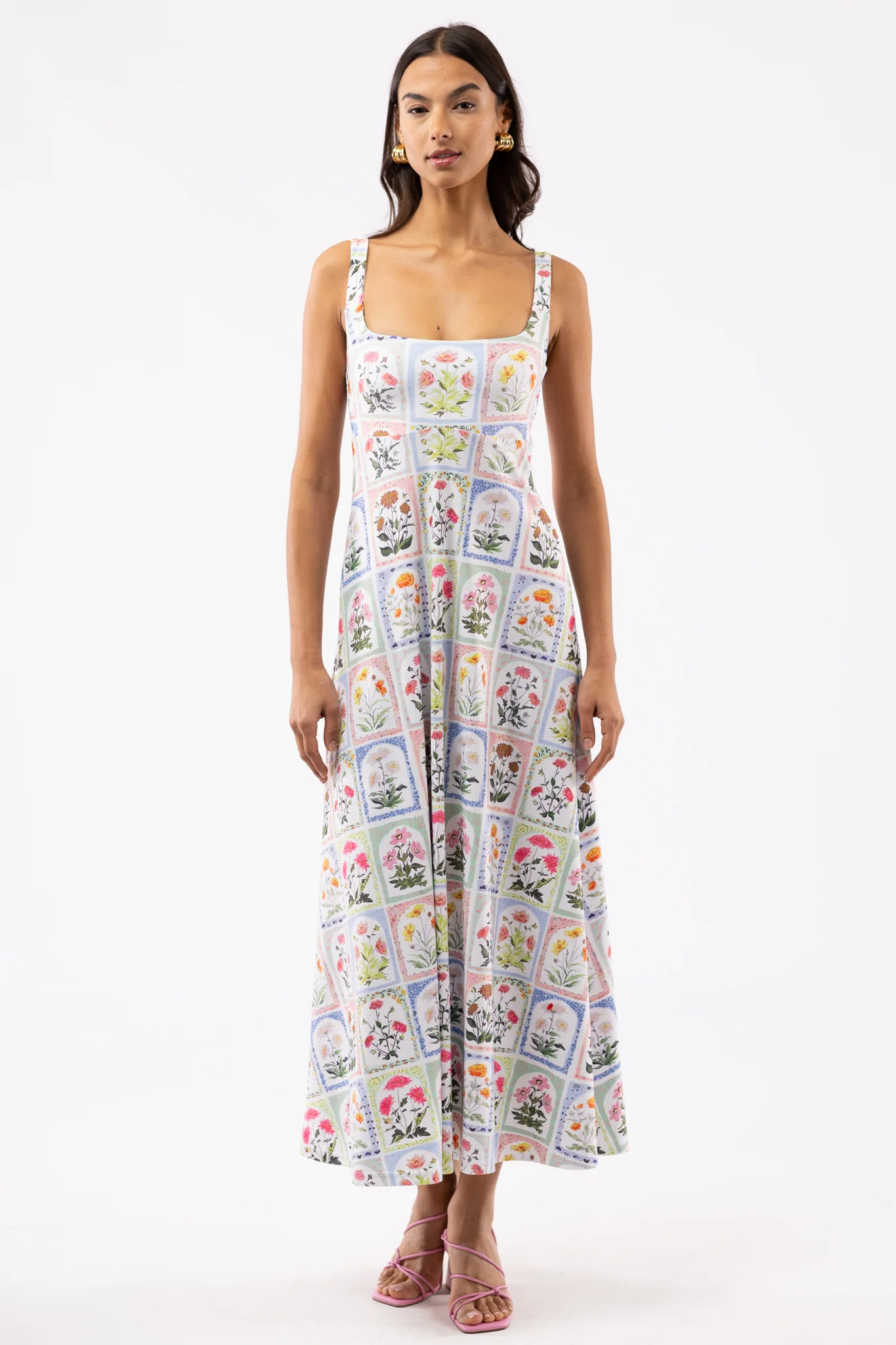 Vestido de paloma - caja de flores