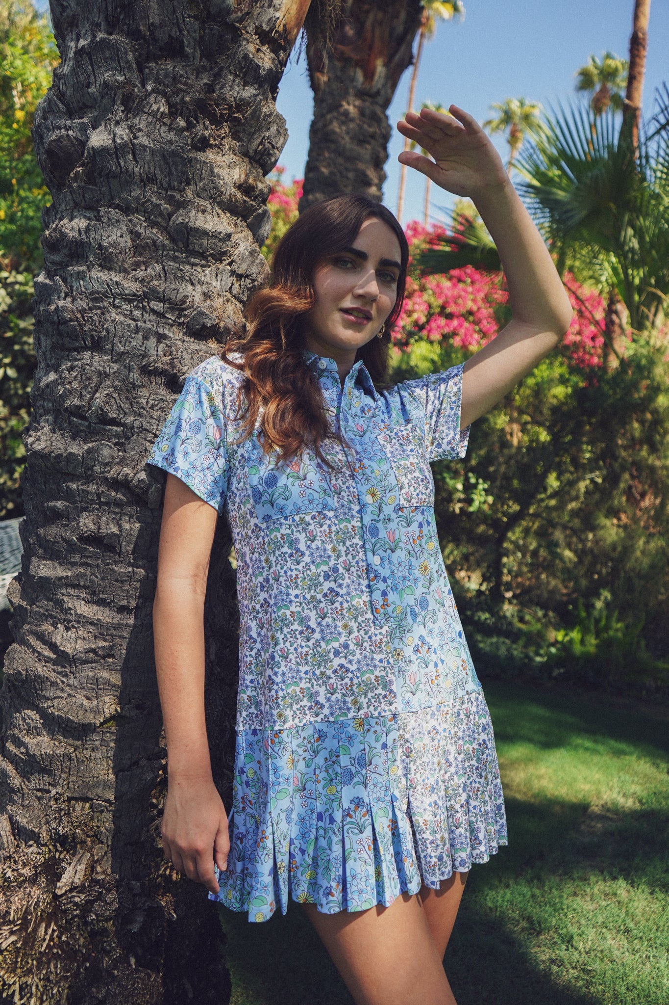 Vestido Aspen - primavera sprig multicolor