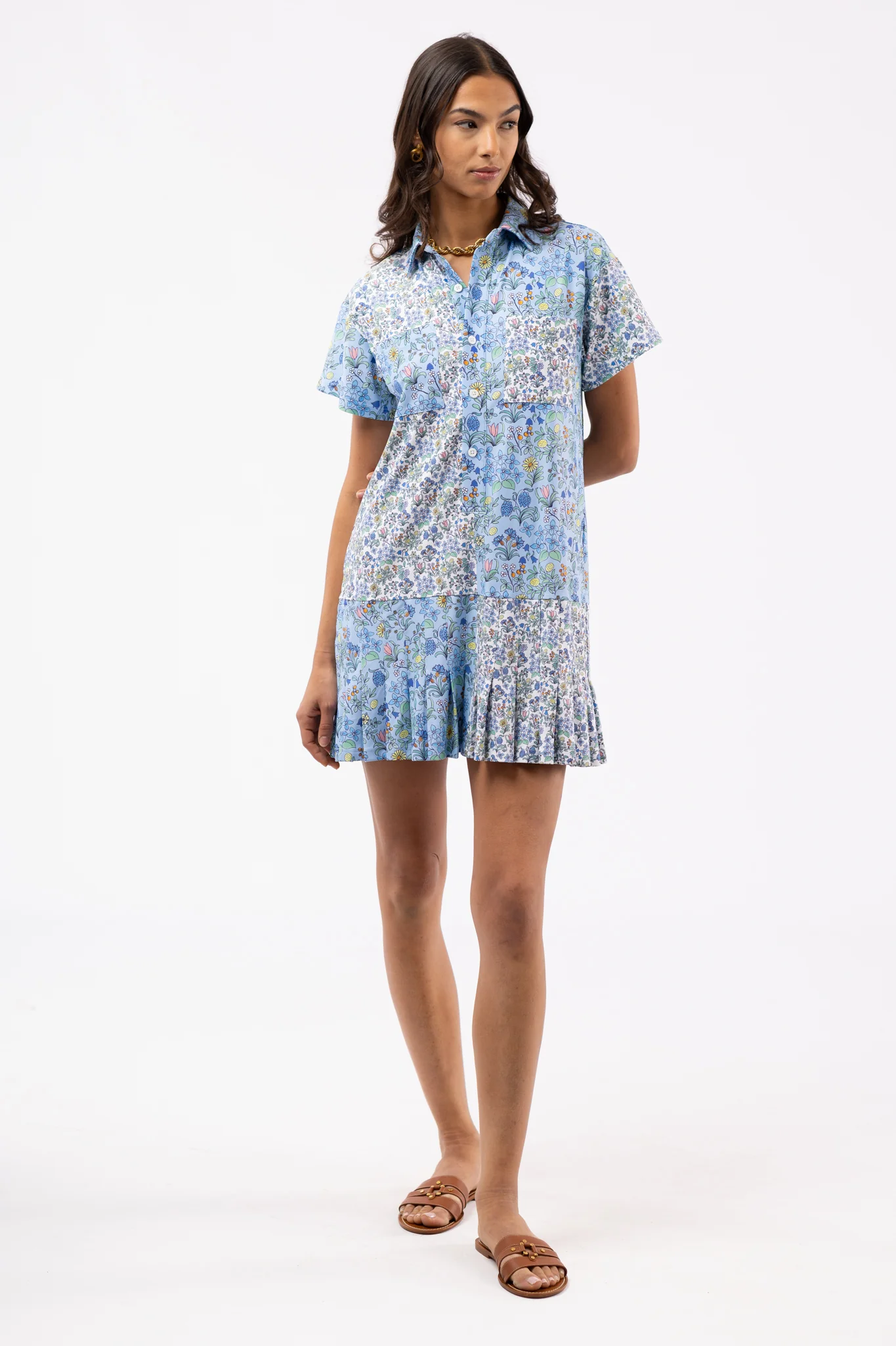 Vestido Aspen - primavera sprig multicolor